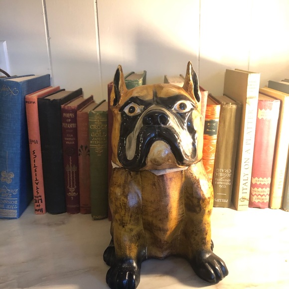 Vintage Comoy’s of London Ceramic Bulldog Jar - Picture 4 of 8